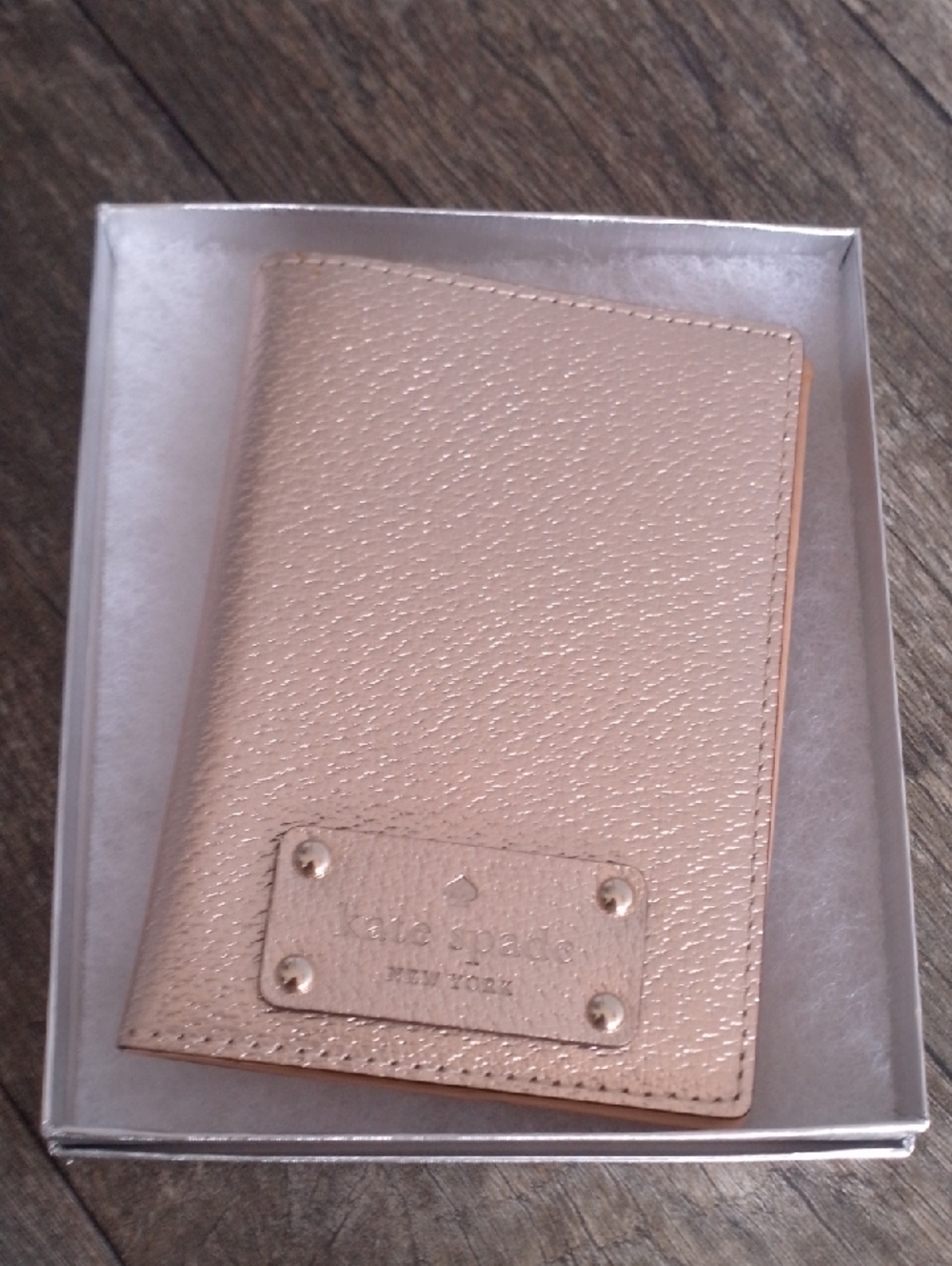 Kate Spade ♠️ New York 🩷 Rose Gold Pink Card Carrier Wallet Brand New!!